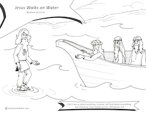 Jesus Walks on Water | Teach Us the Bible