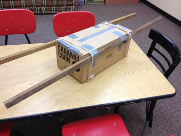 Cardboard box Ark of the Covenant Example