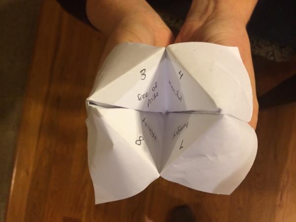 Beatitudes - Fortune Teller Example